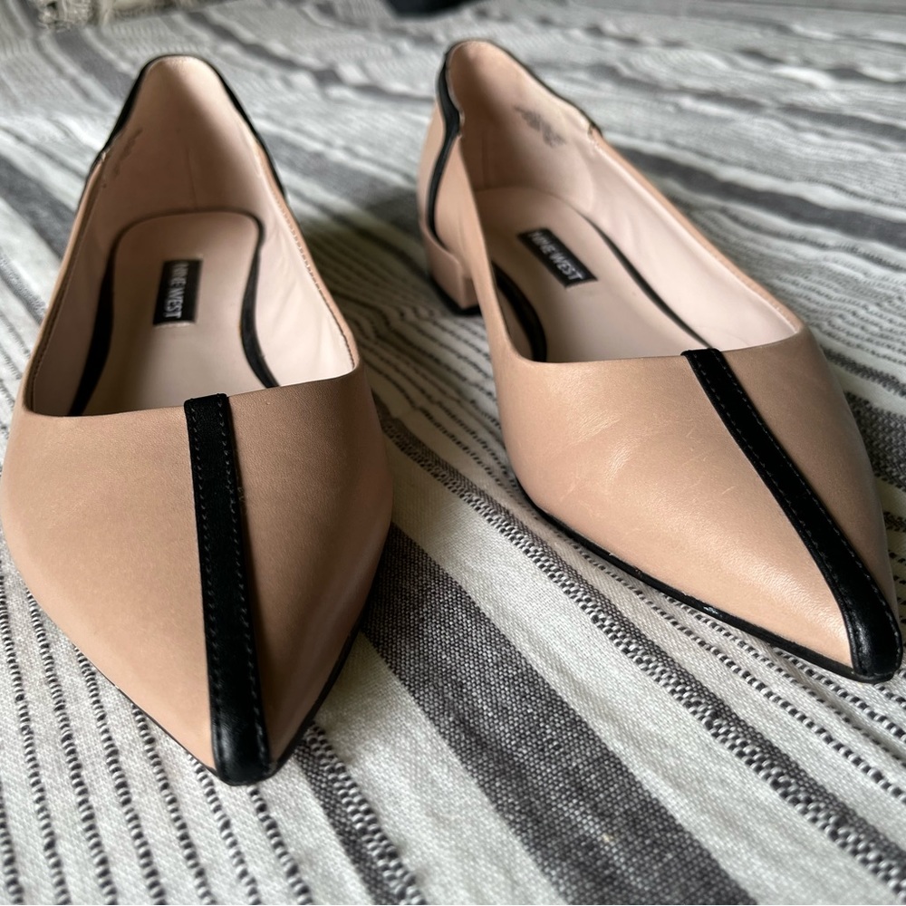 Nine West leather flats, beige, size 7, excellent condition - Picture 9 of 9